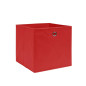 Boîtes de rangement 4 pcs Tissu intissé 28x28x28 cm Rouge