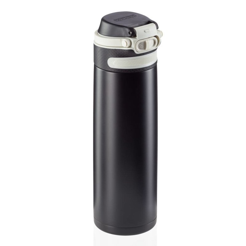 Leifheit Bouteille thermos Flip 600 ml Noir