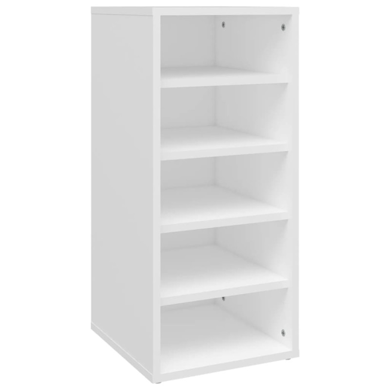 Armoire à chaussures Blanc 31,5x35x70 cm Bois d ingénierie