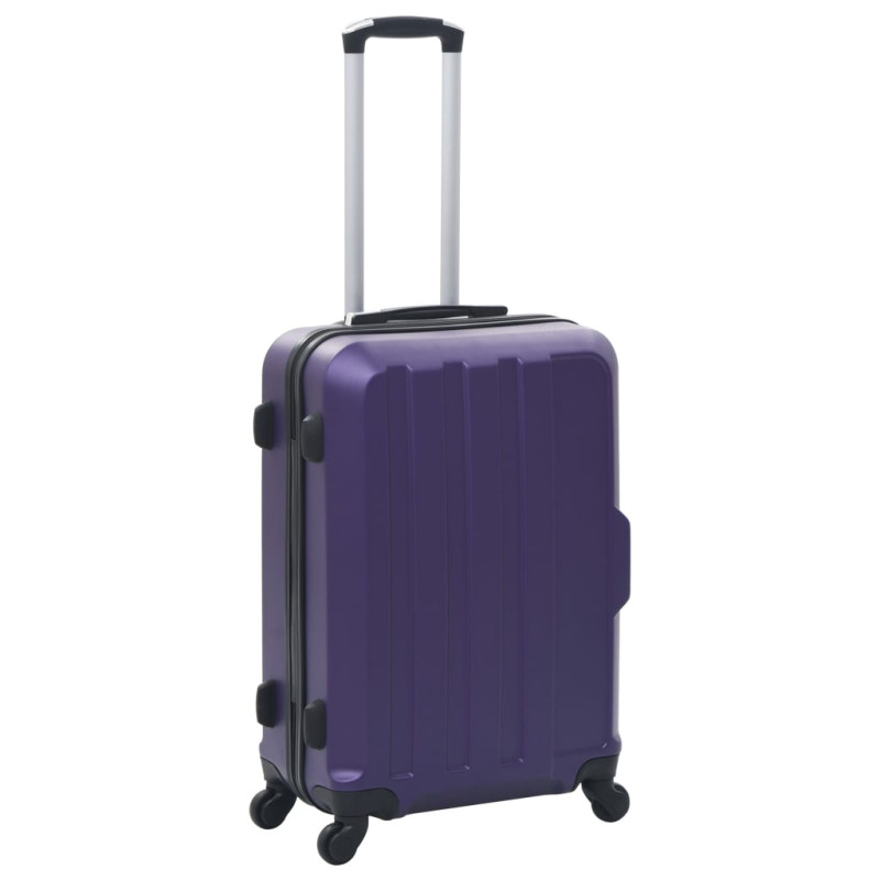 Valise rigide 3 pcs Violet ABS