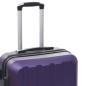 Valise rigide 3 pcs Violet ABS