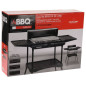 ProGarden Barbecue électrique sur support 2000 W Noir