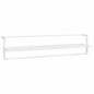 Porte serviettes Blanc 95x25x22 cm Fer