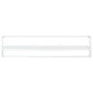 Porte serviettes Blanc 95x25x22 cm Fer