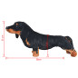 Jouet en peluche Chien de race Dachshund Noir XXL