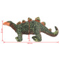 Jouet en peluche Dinosaure Stegosaurus Vert et orange XXL