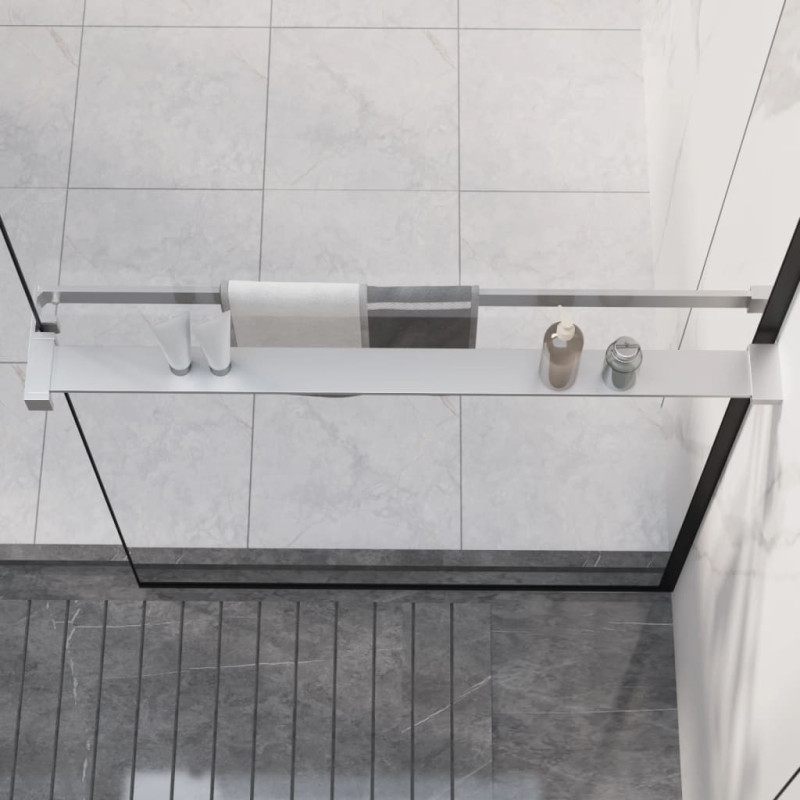 Étagère de douche paroi de douche à l italienne Chromé 80 cm