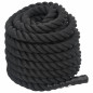 Corde de combat noir 15 m 11 kg polyester