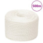 Corde de travail Blanc 10 mm 500 m polypropylène