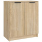 Armoire à chaussures Chêne Sonoma 59x35x70 cm Bois d ingénierie