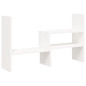 Support pour moniteur Blanc (39 72)x17x43 cm Bois de pin solide