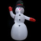 Bonhomme de neige gonflable avec LED IP44 600 cm XXL