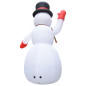 Bonhomme de neige gonflable avec LED IP44 600 cm XXL