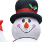 Bonhomme de neige gonflable avec LED IP44 600 cm XXL