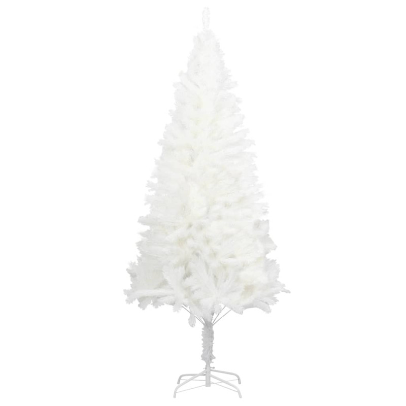 Arbre de Noël artificiel aiguilles réalistes blanc 120 cm