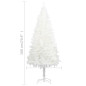 Arbre de Noël artificiel aiguilles réalistes blanc 180 cm