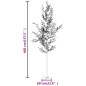 Arbre à LED fleur de cerisier 672 LED Blanc chaud 400 cm