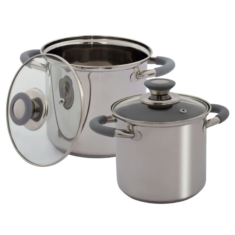 Eurotrail Ensemble de batterie de cuisine 2 pcs Melrose inox