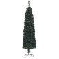 Arbre de Noël artificiel mince et support 120 cm fibre optique