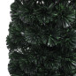 Arbre de Noël artificiel mince et support 120 cm fibre optique