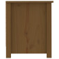 Armoire à chaussures Marron miel 110x38x45,5 cm Bois pin massif