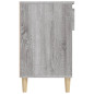 Armoire à chaussures Sonoma gris 102x36x60 cm Bois d ingénierie