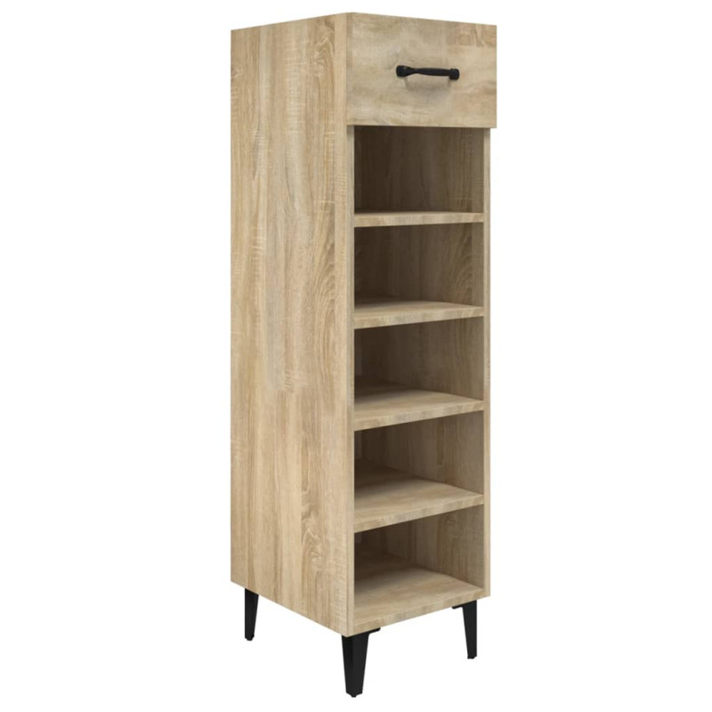 Armoire à chaussures Chêne Sonoma 30x35x105cm Bois d ingénierie