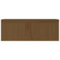 Support de moniteur Marron miel 50x27x10 cm Bois de pin solide