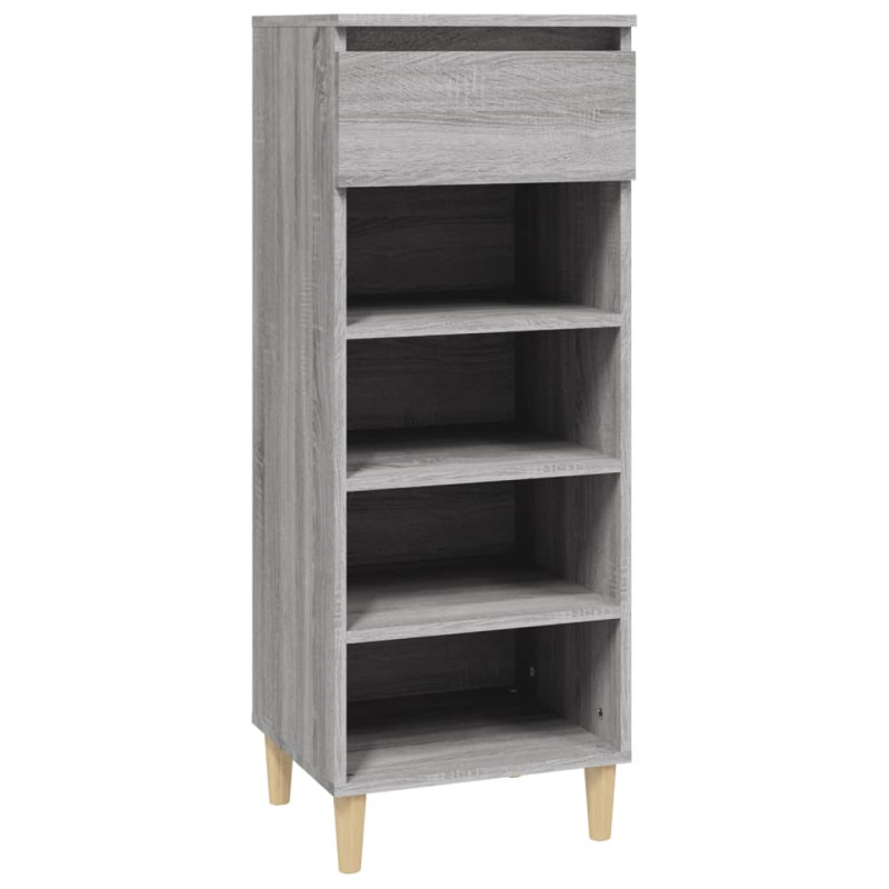 Armoire à chaussures Sonoma gris 40x36x105 cm Bois d ingénierie