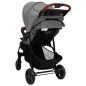 Poussette pour bébé 2 en 1 Gris clair Acier