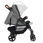 Poussette pour bébé 2 en 1 Gris clair Acier