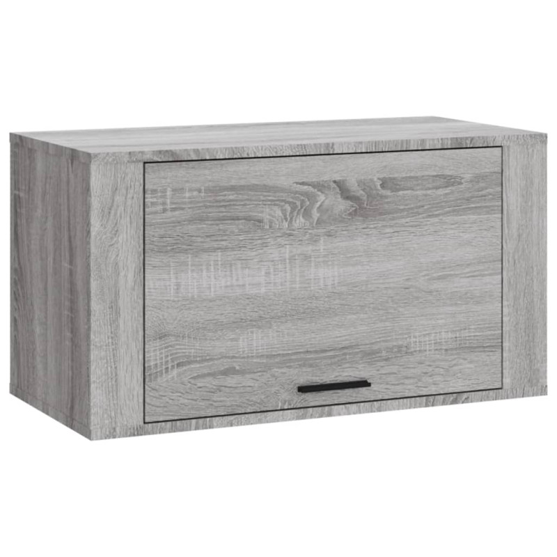 Armoire à chaussures murale Sonoma gris 70x35x38 cm Bois de Pin