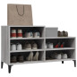 Armoire à chaussures Sonoma gris 102x36x60 cm Bois d ingénierie