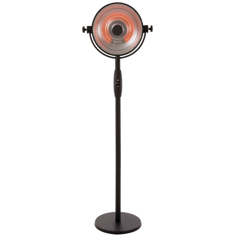 Sunred Chauffage sur pied Retro Sphere 2100 W Halogène Noir RSS16