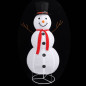 Figurine de bonhomme de neige de Noël à LED Tissu 180 cm