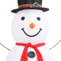 Figurine de bonhomme de neige de Noël à LED Tissu 180 cm