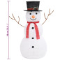 Figurine de bonhomme de neige de Noël à LED Tissu 90 cm