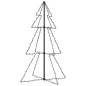 Arbre de Noël cône 160 LED d intérieur d extérieur 78x120 cm