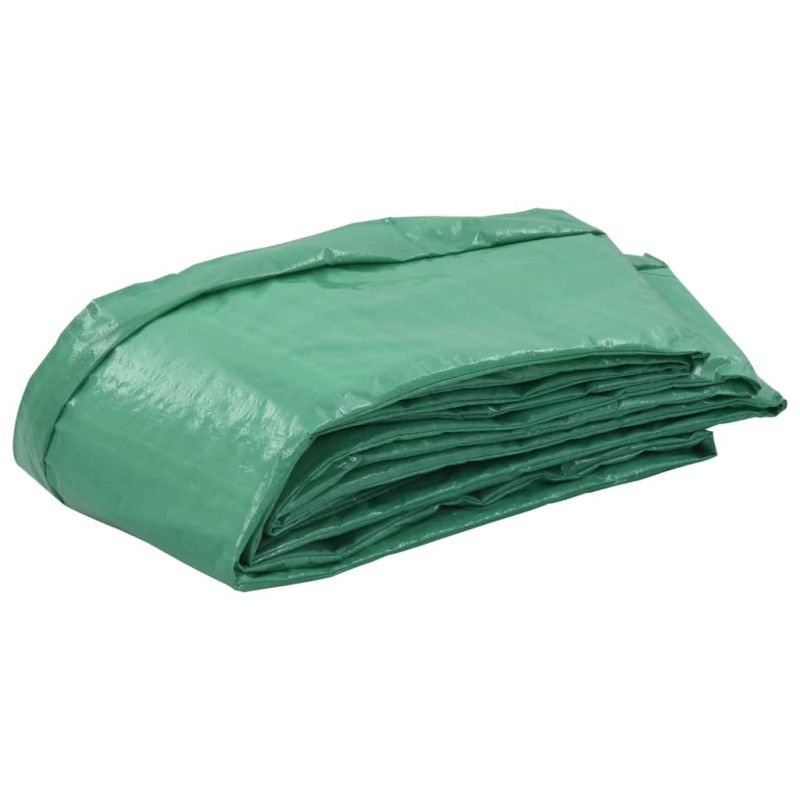 Coussin de sécurité PE Vert de trampoline rond de 3,05 m