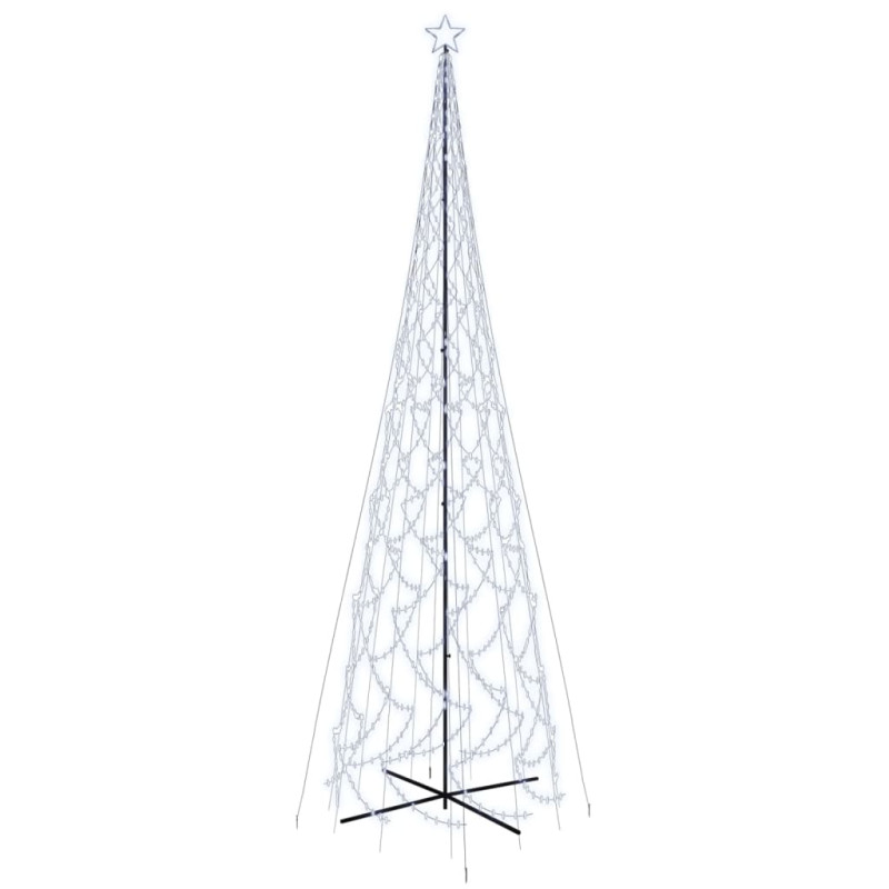 Arbre de Noël cône 3000 LED Blanc froid 230x800 cm