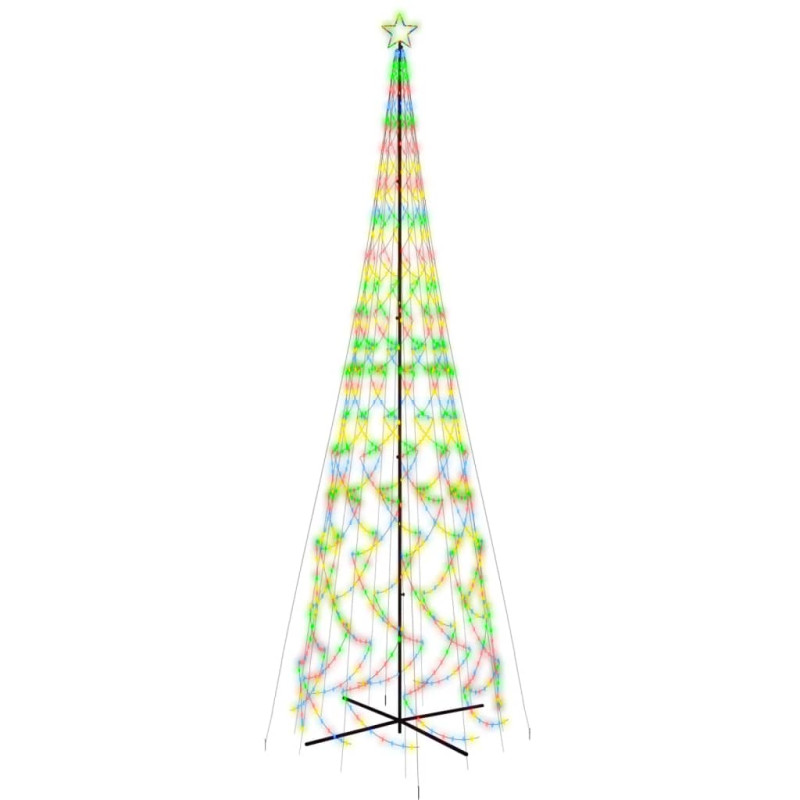 Arbre de Noël cône 3000 LED Colorées 230x800 cm