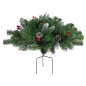 Arbre de Noël artificiel pré éclairé d allée vert 40 cm PVC