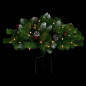 Arbre de Noël artificiel pré éclairé d allée vert 40 cm PVC