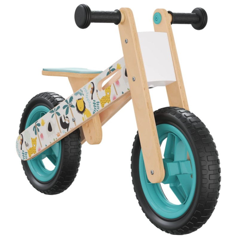 Vélo d équilibre pour enfants imprimé bleu