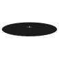 Tapis de saut Tissu Noir pour trampoline rond de 3,05 m