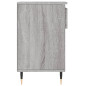 Armoire à chaussures Sonoma gris 102x36x60 cm Bois d ingénierie