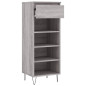 Armoire à chaussures Sonoma gris 40x36x105 cm Bois d ingénierie