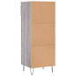 Armoire à chaussures Sonoma gris 40x36x105 cm Bois d ingénierie