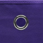 Boîtes de rangement avec couvercles 4 pcs 28x28x28 cm Violet