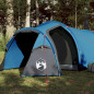 Tente de camping tunnel 2 personnes bleu imperméable